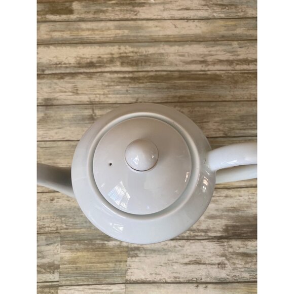 American Atelier Noel Christmas Teapot Gold Trim Holiday Porcelain 3398 - Picture 13 of 13